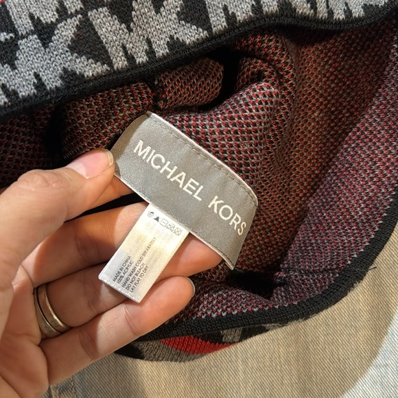 Michael kors men’s monogram MK w/ red stripe one size NWT - Picture 3 of 3